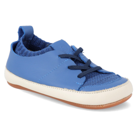 Barefoot tenisky Tip Toey Joey - Snuggy blue tang/knit blue