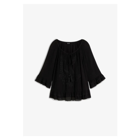 Tunika z mäkkej viskózy bonprix