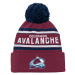 Colorado Avalanche detská zimná čiapka Jacquard Cuffed Knit With Pom