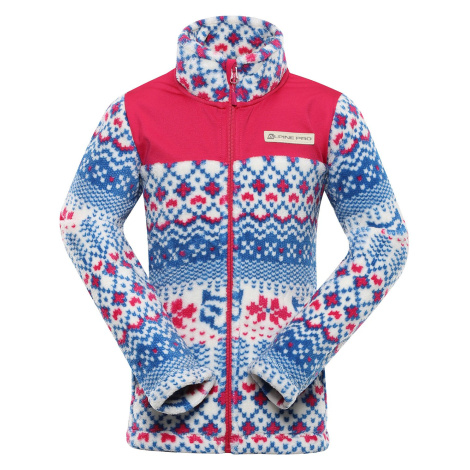 Children's sweatshirt supratherm ALPINE PRO EFLINO cabaret variant pa