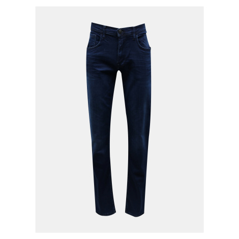 Dark Blue Slim Fit Jeans Blend - Men