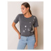 Dark grey T-shirt Star FOR FITNESS