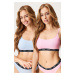 2PACK Podprsenka HUGO Twin Bralette