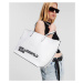 Kabelka Karl Lagerfeld Jeans Essential Logo Tote White