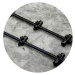 One more cast hrazdy elbowz black anodised aluminium 3 rod std 11,5" & 9,5" 2 ks