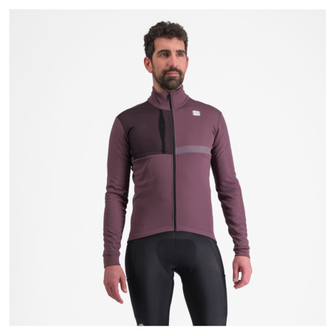 SPORTFUL Cyklistická zateplená bunda - GIARA SOFTSHELL - fialová