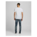 Jack&Jones Tričko Corp Logo 12137126 Biela Slim Fit