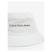 Biely dámsky klobúk Calvin Klein Jeans
