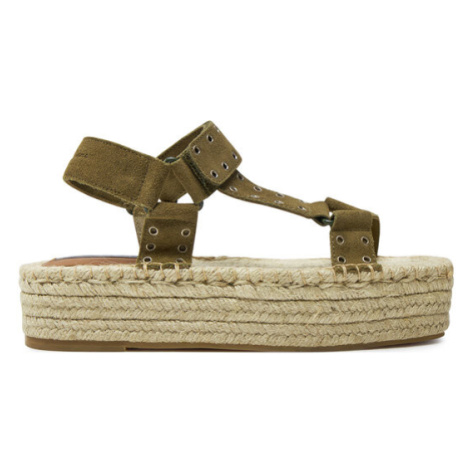 Pepe Jeans Espadrilky Tracy Resort PLS90660 Zelená