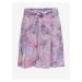 Svetlo fialová dievčenská kvetovaná sukňa ONLY Anna