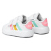 Dievčenská rekreačná obuv ADIDAS Grand Court 2.0 cloud white pulse mint beam pink