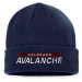 Colorado Avalanche zimná čiapka Authentic Pro Game & Train Cuffed Knit Athletic Navy
