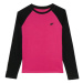 Dievčenské tričko s dlhým rukávom 4F JUNIOR LONGSLEEVE-JWAW24TLONF291-55S-HOT PINK