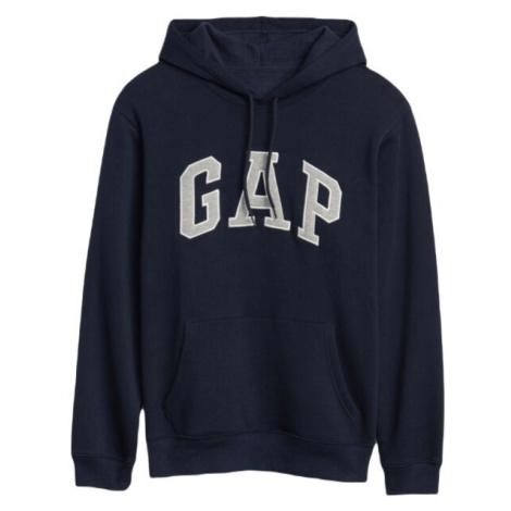GAP V-HERITAGE LOGO Pánska mikina, tmavo modrá, veľkosť