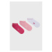 Ponožky Fila (3-pak) ružová farba