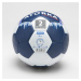 Detská hybridná lopta na hádzanú H500 veľkosť 2 tmavomodro-biela