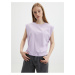 Light purple women's basic T-shirt VERO MODA Panna - Women