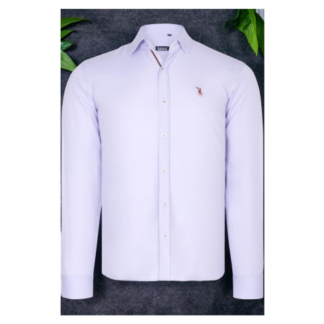 G674 DEWBERRY MEN'S SHIRT-OPEN LILAC