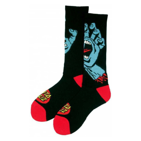 Santa Cruz  Screaming hand sock  Ponožky Čierna