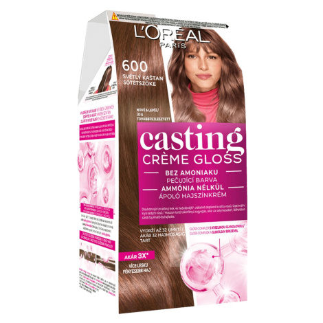 Preliv bez amoniaku Loréal Casting Créme Gloss - 600 svetlý gaštan - L’Oréal Paris + darček zada