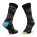 Jack&Jones Súprava 5 párov vysokých pánskych ponožiek Jacneon Tropical Sock 5-Pack 12205282 Tmav