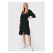 Glamorous Úpletové šaty LC1296 Čierna Regular Fit