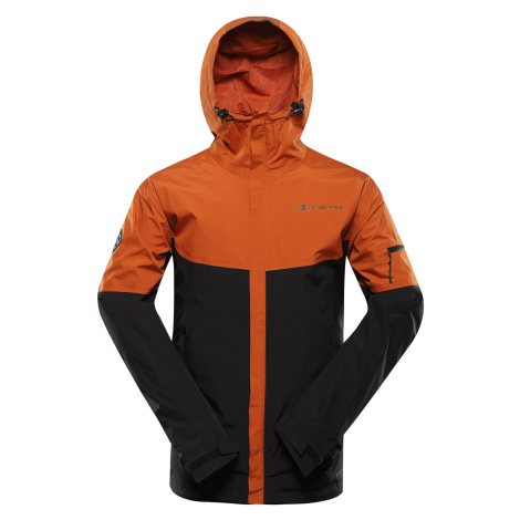 Alpine Pro Norem Pánska outdoorová bunda s Ptx membránou MJCC665 brown