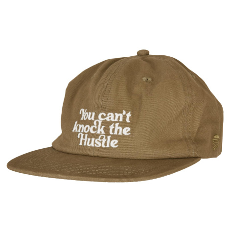 Knock the Hustle Strapback Cap olive/white