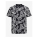 Dark blue men's patterned T-Shirt ONLY & SONS Perry - Men