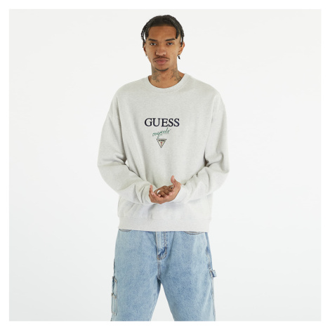 Mikina GUESS Go Baker Logo Crewneck Eli Grey Heather