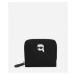 Peňaženka Karl Lagerfeld K/Ikonik 2.0 Nylon Sm Zip Wlt Čierna