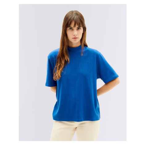 Thinking MU Klein Blue Hemp Aidin T-Shirt BLUE