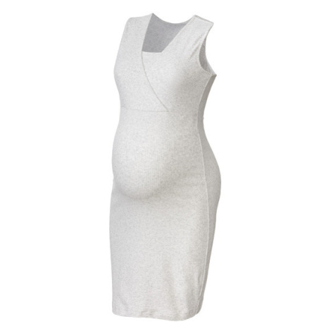 esmara® Dámske rebrované tehotenské šaty (sivá)