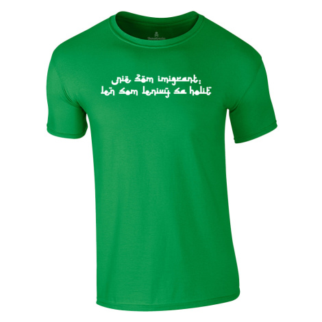 tričko Imigrant, zelené Zelená