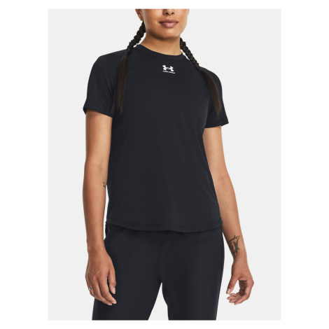 Čierne dámske športové tričko Under Armour UA W's Ch. Pre Train SS