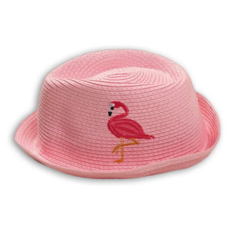 klobúk dievčenská, Minoti, KG STRAW 3, růžová