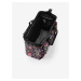 Bordovo-čierna dámska vzorovaná cestovná taška Reisenthel Allrounder S Pocket Paisley Black