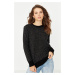 Trendyol Black Patterned Knitwear Sweater