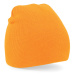 Beechfield Unisex pletená čiapka B44 Fluorescent Orange