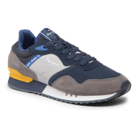 Pepe Jeans Sneakersy London One Basic M PMS30871 Sivá
