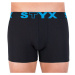 Men's boxers Styx long sports rubber black