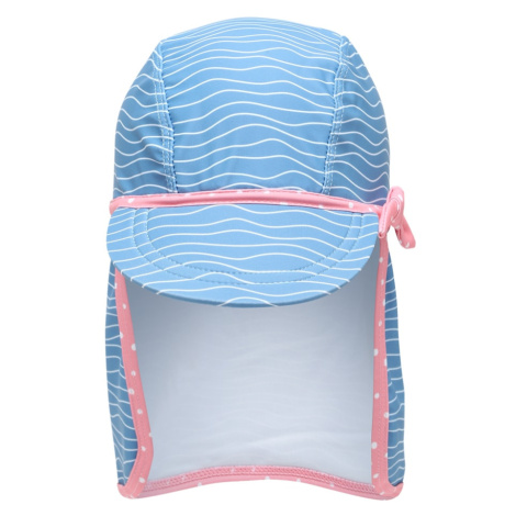 Modré klobúčiky, šiltovky a šatky pre dojčatá a batoľatá