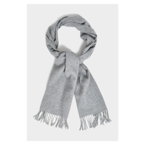 ŠÁL GANT UNISEX. WOOL SCARF GREY MELANGE