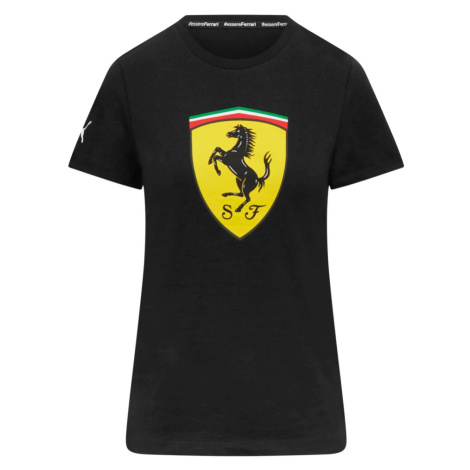 Ferrari dámske tričko Shield black F1 Team 2023 Puma