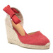 Castañer Espadrilky Carina/8/002 021642-604 Červená