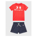Champion Súprava tričko a športové šortky 306379 Červená Regular Fit