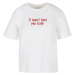 Women's T-shirt I Won't Hurt You Baby - white