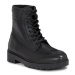 Calvin Klein Jeans Outdoorová obuv Combat Mid Laceup Wl Lth YM0YM00847 Čierna