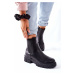 Women's Insulated Chelsea Boots Black Roulette