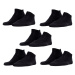 ponožky (set 5 párov) URBAN CLASSICS - Logo No Show - TB2157-black